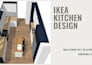 design a 3d kitchen interior, layout, and ikea cabinets